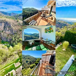  Appartement Axarquia , Frigiliana, Terraza Privada Con Vistas A La Montana Rio Y Al Mar